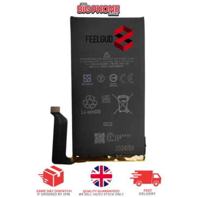 FEEL GUD 8 Google Pixel 6 Battery High Capacity - Premium Replacement Kit 4614mAh