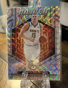 Nikola Jokic 2022 Panini Mosaic Straight Fire #14 - Picture 1 of 2
