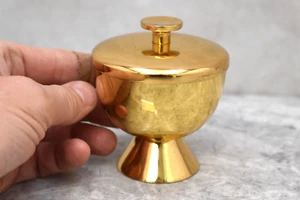 Convent Ciborium, taza esterlina, todo chapado en oro, tamaño pequeño (CU2162) chalice co - Imagen 1 de 15