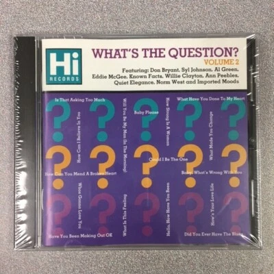 Various Artists - What's The Question Volume 2 CD (New/Sealed) 1994 Foto 1 de 2