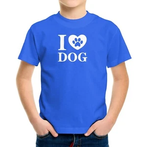 Love Dog Paw Toddler Kid Youth Tee T-shirt Animal Lover Gift Heart Paw Sarcastic - Picture 1 of 16