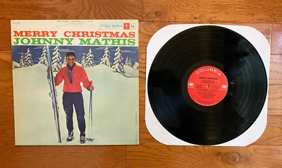 Johnny Mathis - Merry Christmas LP Columbia CL 1195 1962 Pressing Mono - Image 1 of 4