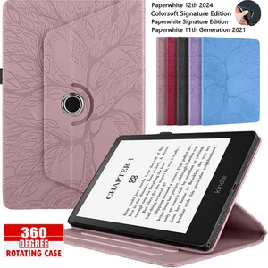 hülle Für Amazon Kindle Paperwhite 11th 12th 2024 Stoßfester Leder Ständer Cover - Bild 1 von 53