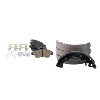 TRQ BFA81642 Disc Brake Pads For Honda Fit 2015-2020 Front Rear 43153SNAA01 - Imagem 1 de 4