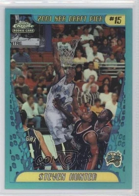 2001-02 Topps Chrome Refractor Steven Hunter #143 Rookie RC - Image 1 of 2
