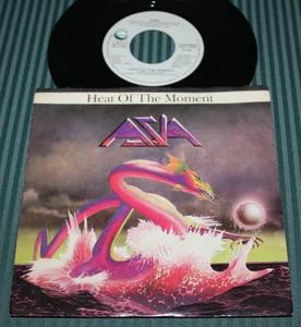 ASIA - Heat Of The Moment (1982 7" 45 Vinyl + PS) - Picture 1 of 2