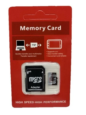 High Speed  Memory Card 2tb Micro Sd Card Class 10 Xc Tf Card Adapter - Image 1 of 2