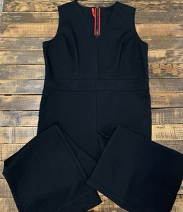 SPANX The Perfect Jumpsuit Damen Plus 1X schwarz ärmellos ausgestellt 32" Schrittlänge - Bild 1 von 9