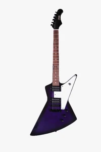 Haze Electric Guitar dark purple burst,6-String HSFB1940J with bag + accessories - Picture 1 of 10