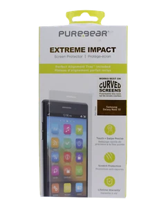 PureGear Extreme Impact Screen Protector for Samsung Galaxy S10 - Clear - Picture 1 of 5