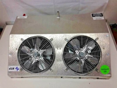 Evaporador de alcance de aire delgado descongelación eléctrica Carrier SLE2521D 2 ventiladores 230 V 1 Ph Foto 1 de 2