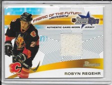 2001-02 Bowman YoungStars Robyn Regehr Fabric of the Future Jersey