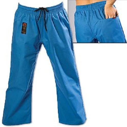ProForce Gladiator 8 oz. Combat Karate Uniform Gi Pants Youth Child Adult - Blue - Image 1 of 1