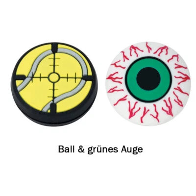 Gamma Vibrationsdämpfer Ball/Grünes Auge, bunt, Kinder, Tennisschläger