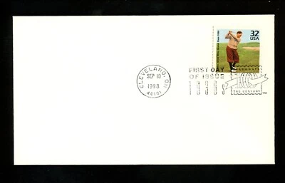 US FDC #3185 / 3185n None 1998 OH CTC 1930's Bobby Jones Golf Grand Slam - Image 1 of 2