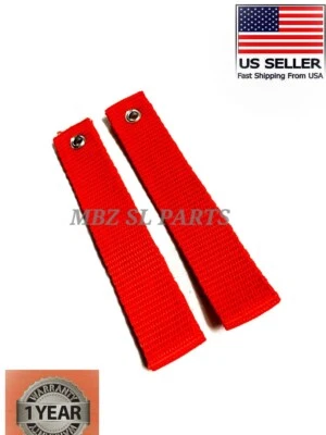 2 nuevas correas de tracción de puerta interiores rojas para Porsche RS Miata Honda Nissan Subaru Foto 1 de 4