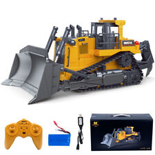 9 Channel RC Bulldozer 1/16 Scale Full Functional Construction Vehicle w/Light