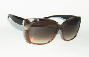 BALENCIAGA BAL 0081/S ITC0D BROWN MARBLE VINTAGE BUTTERFLY SQUARE SUNGLASSES - Picture 1 of 6