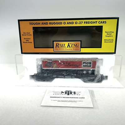 MTH RailKing 30-76856 Carling Black Label Beer FC w Trailer New O O-27 Cleveland - Image 1 of 4