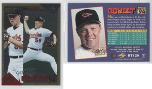 1994 Score Rookie & Traded Gold Rush Mike Oquist #RT129