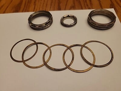 MODEL A FUEL GAUGE BEZEL LOT 1928-31 ORIGINAL FOMOCO - Image 1 of 4