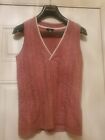 Joules Womens Tallulah Knitted Vest Top - Pink Size 8