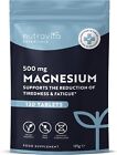 Nutravita High Strength Magnesium 500mg - 120 Vegan Tablets: Essential Mineral S