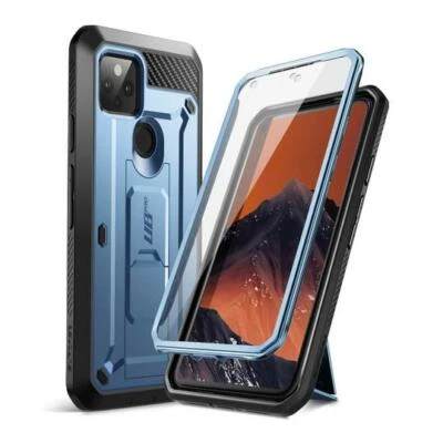 Google Pixel 5 Case SUPCASE UBPRO Screen Protector Rugged 360 Kickstand Holster - Image 1 of 4