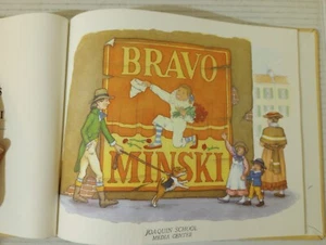 CHILDREN'S BOOK BRAVO MINSKI 1988 1st EDITION by Arthur Yorinks Richard Egielski - Picture 1 of 17