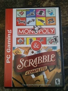 PC Gaming Licensed by ATARI Monopoly & Scrabble Complete Windows 98 / ME / XP - Picture 1 of 9