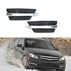 1Pair Chrome Fog Light Grille Cover For Benz W204 C250 C350 C-Class 2012-2014