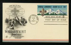 1967 FDC World Boy Scout Jamboree - Idaho First Day Cover Postal Card - Picture 1 of 1