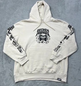 Broken Promises hoodie Men's XL Pullover Cream - Picture 1 of 12