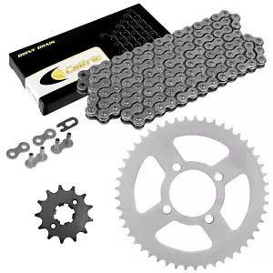 Kit de transmisión Caltric Chain and Sprockets para Yamaha TT-R125 TTR125E 2002 2003-2010 - Imagen 1 de 7