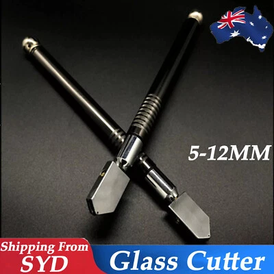 Pro Diamond Tip Glass Cutter Oil Lubricated Cutters Cutting Craft Black Tools AU - image 1 of 4