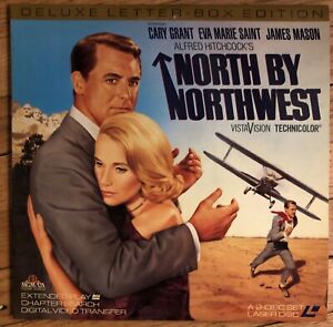 North By Northwest Laserdisc Deluxe Letterbox Ed. Alfred Hitchcock Cary Grant