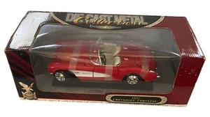 Road Signature Yat Ming '1957 Red Chevrolet Corvette Die-Cast 1/18 “NIB” 2001 - Picture 1 of 15