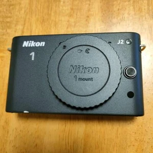 Nikon 1 J2 Double Zoom Kit Black Mirrorless SLR NIKKOR VR 10-30mm VR 30-110mm - Picture 1 of 4