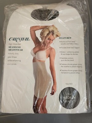 NUEVO SIN ETIQUETAS Carnaval Mujer Negro Mediano Sin Costuras Cintura Alta Falda Prendas moldeadoras Foto 1 de 4