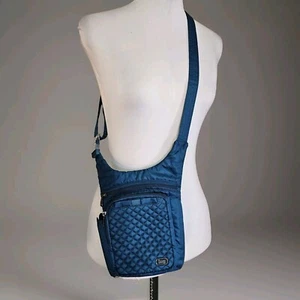 Lug Turquoise Hopper Quilted Buckle Strap Multiple Compartments Great for Travel - Picture 1 of 21