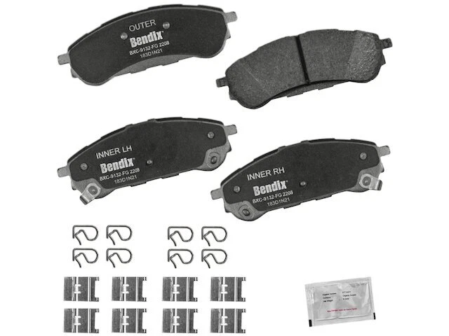 Rear Bendix Brake Pad Set fits Ford Ranger 2019-2022 48QVCD - Image 1 of 1