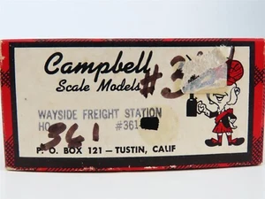 HO 1/87 Scale Campbell Scale Models Kit 361 Wayside Freight Station - Picture 1 of 6