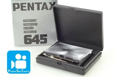 ✨Sin usar✨ Pantalla de enfoque Pentax 645N AG-80 rejilla cruzada mate de JAPÓN Foto 1 de 4