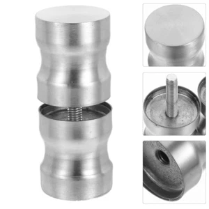 Shower Door Handle Pull Zinc Alloy Bathroom Knob Replacement Bright - Picture 1 of 11