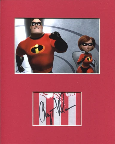 Craig T. Nelson The Incredibles Disney Voice Rare Signed Autograph Photo Display Cover