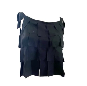 Cachet Damen bauchfreies Tanktop 6 Schichten Whimsigoth Grunge Y2K Multi Rechteckig Vintage - Bild 1 von 5