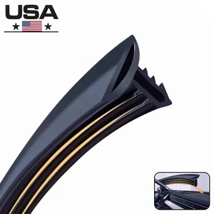 Rubber Car Dashboard Decor Strip Moulding Sticker Line Trim Accessorie 1.6M - Foto 1 di 5