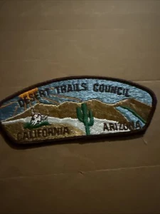 Parche Desert Trails Council CSP California Arizona Boy Scouts BSA De colección LN - Imagen 1 de 5