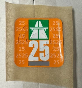Autobahn Vignette Schweiz 2025, Gültig Bis 31.01.2026 - Bild 1 von 1