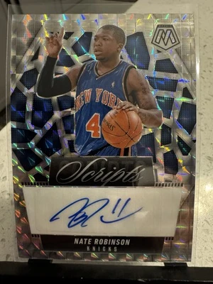 2024-25 Panini Mosaico Nate Robinson Mosaico Guiones MS-NAT Autógrafo Knicks Foto 1 de 2